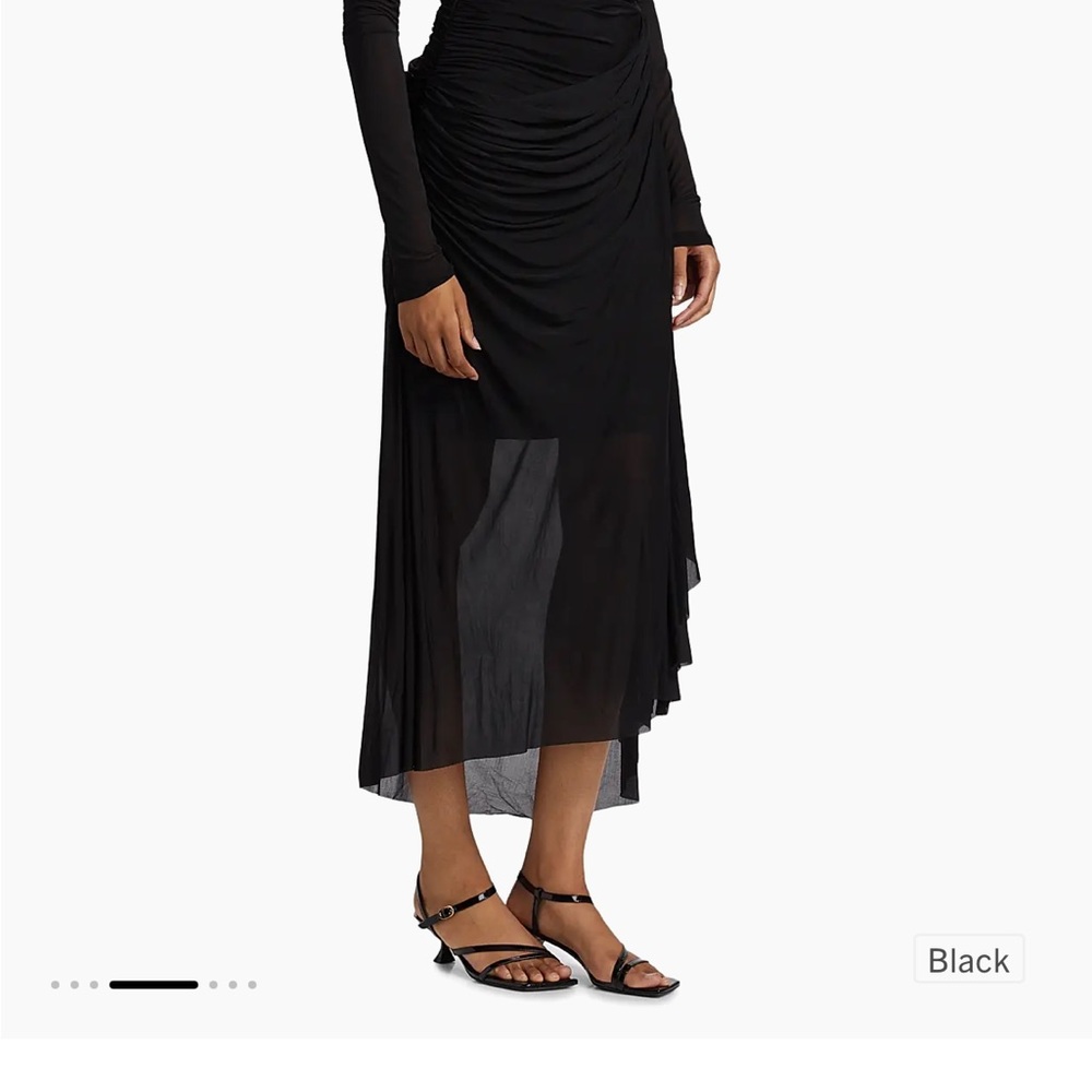 Zimmermann Charcoal Gathered Dress - Picture 4 of 10
